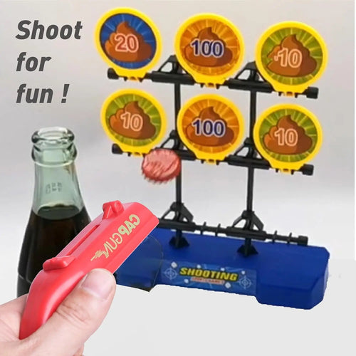 Interactive Spring-Loaded Cap Launcher Opener