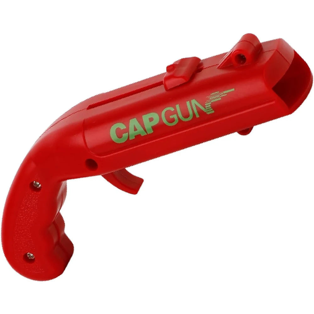 Interactive Spring-Loaded Cap Launcher Opener